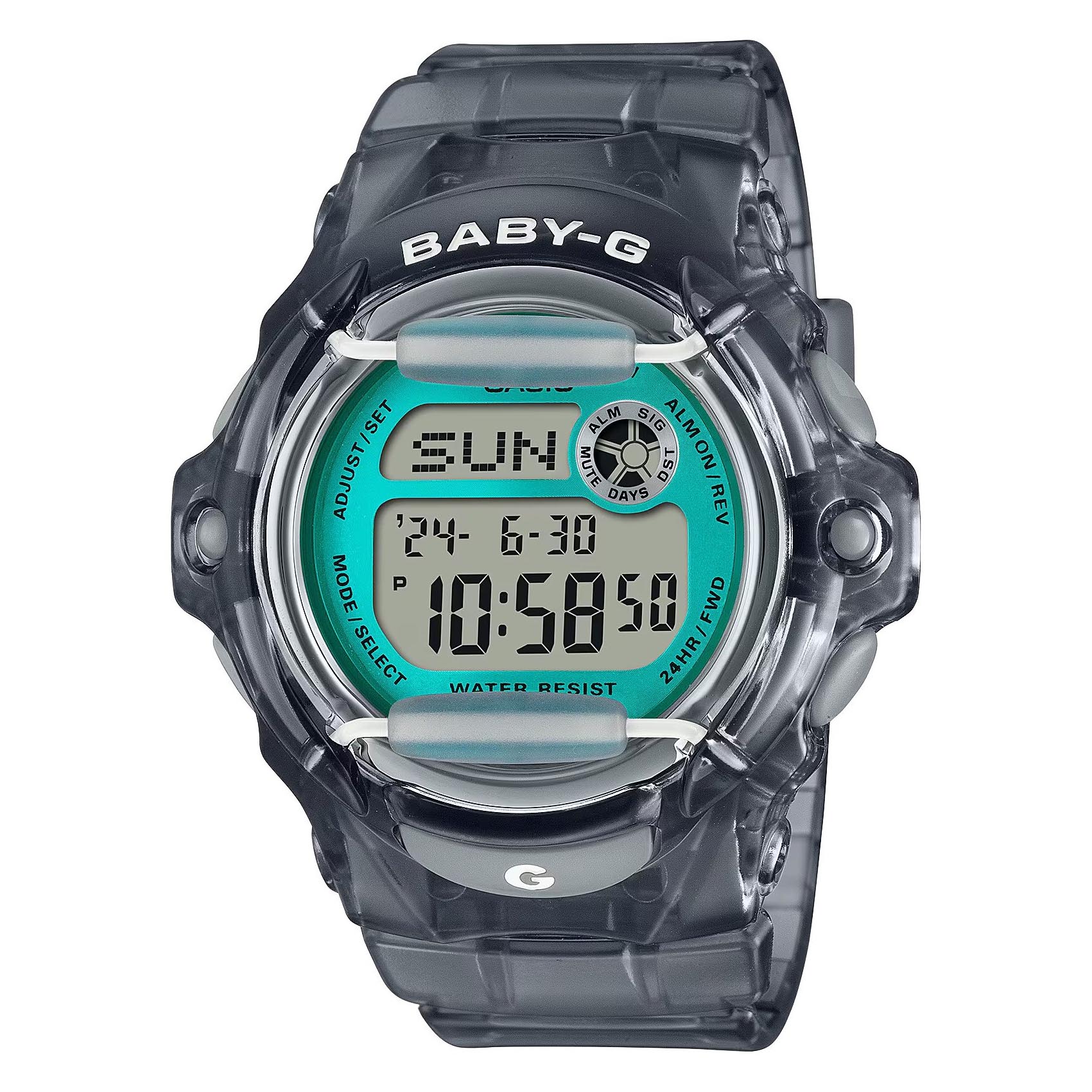 Casio Baby-G BG-169U-8B Digital 200m Ladies / Kids Watch (Black, Semi-Transparent) BG169U-8B