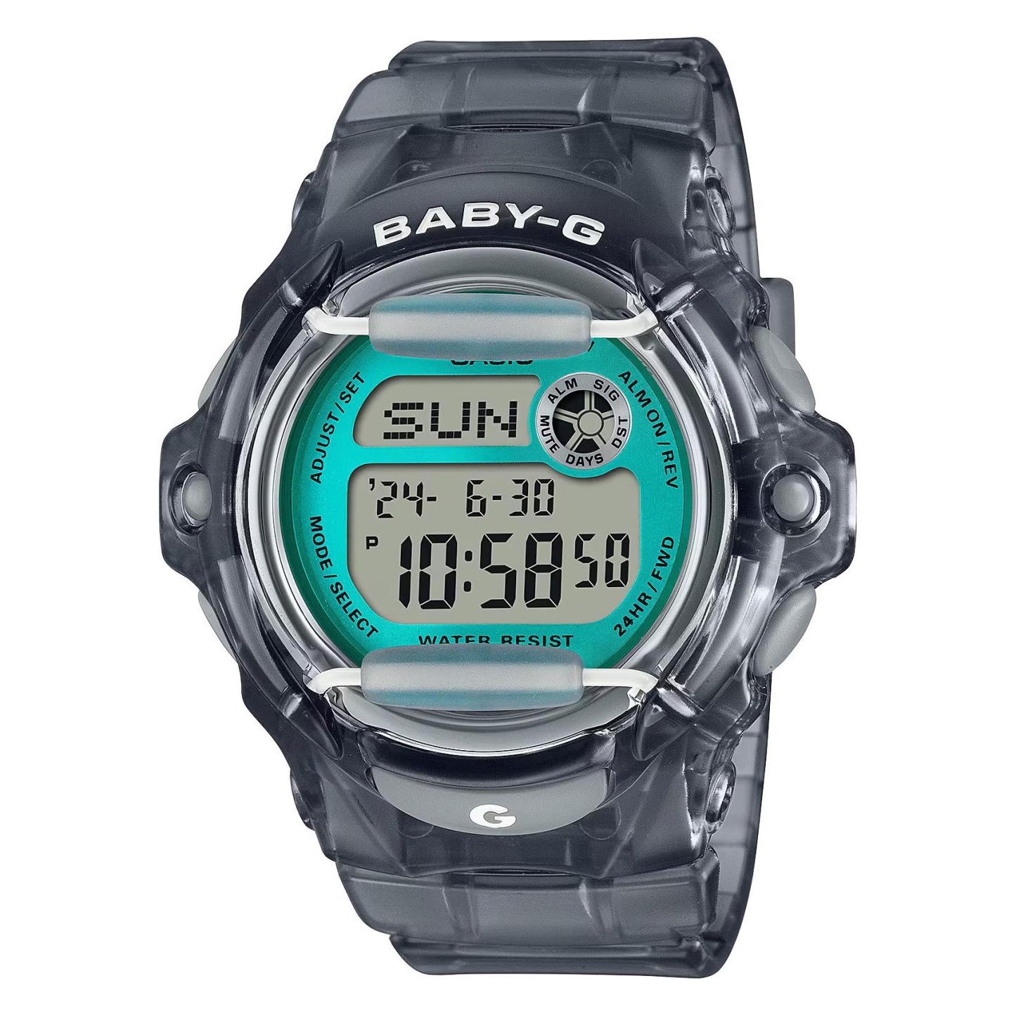 Casio Baby-G BG-169U-8B Digital 200m Ladies / Kids Watch (Black, Semi-Transparent) BG169U-8B