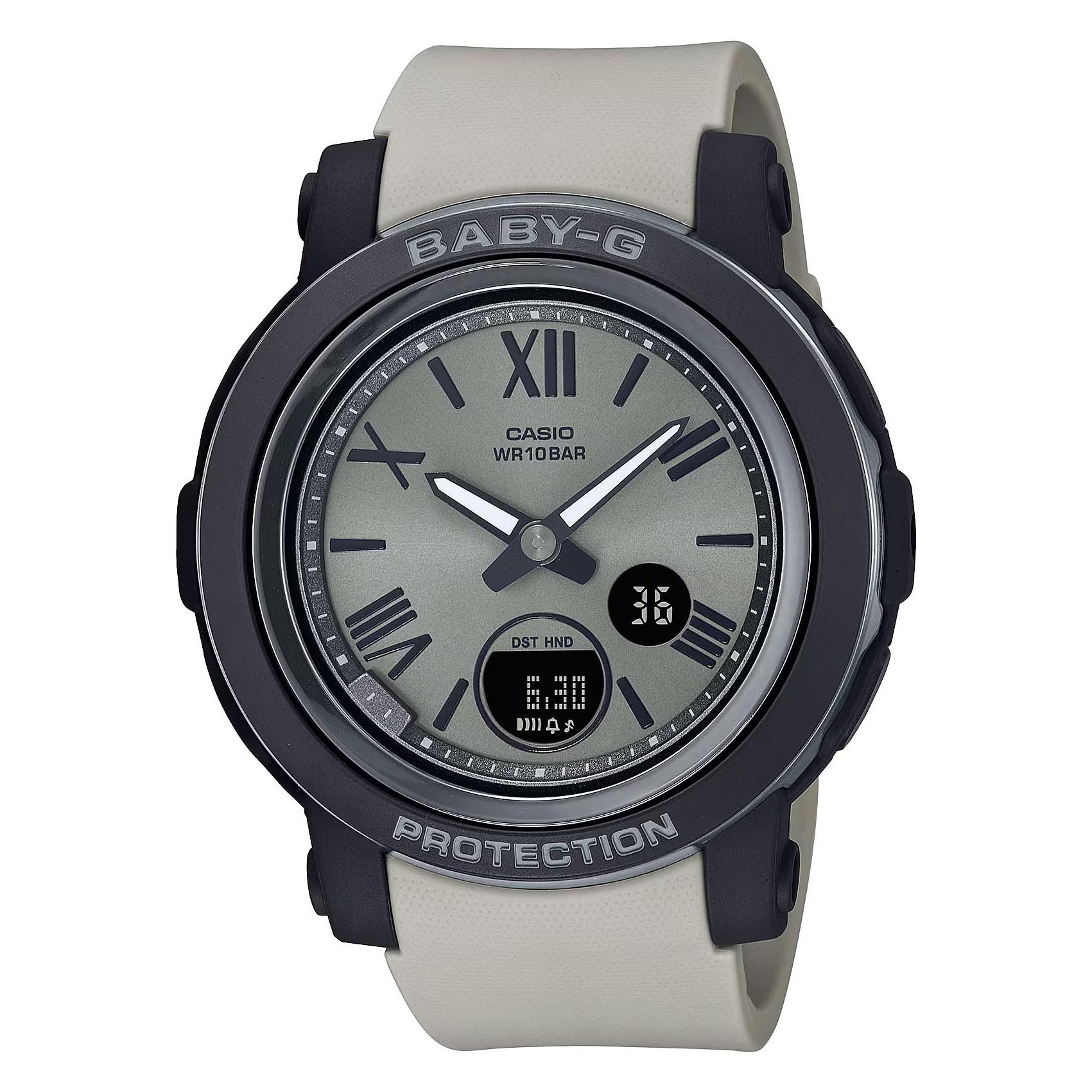 Casio Baby-G BGA-290-8A Analog Digital Women Watch Grey ozDigitalWatch.com.au