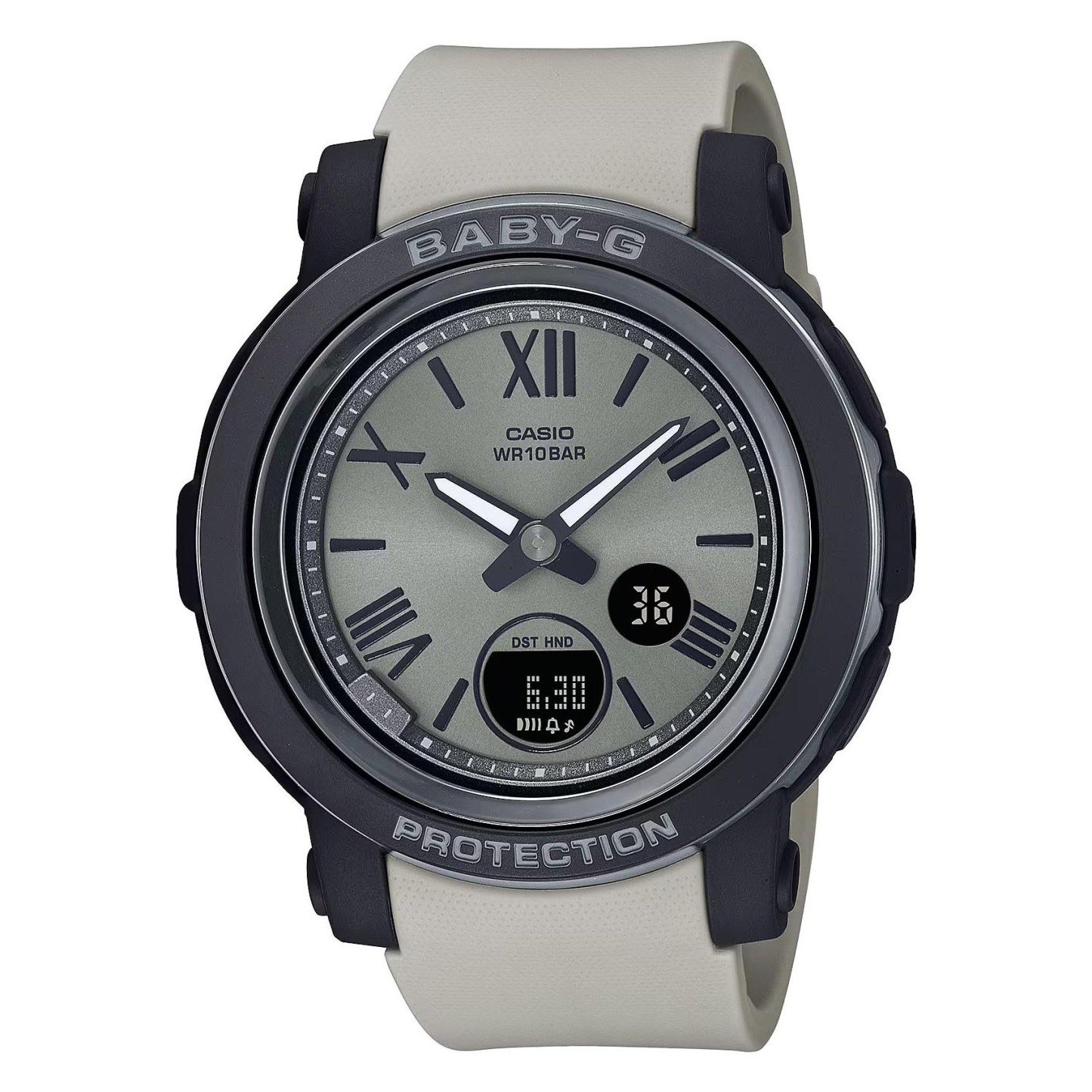 Casio Baby-G BGA-290-8A Analog Digital Women Watch Grey ozDigitalWatch.com.au