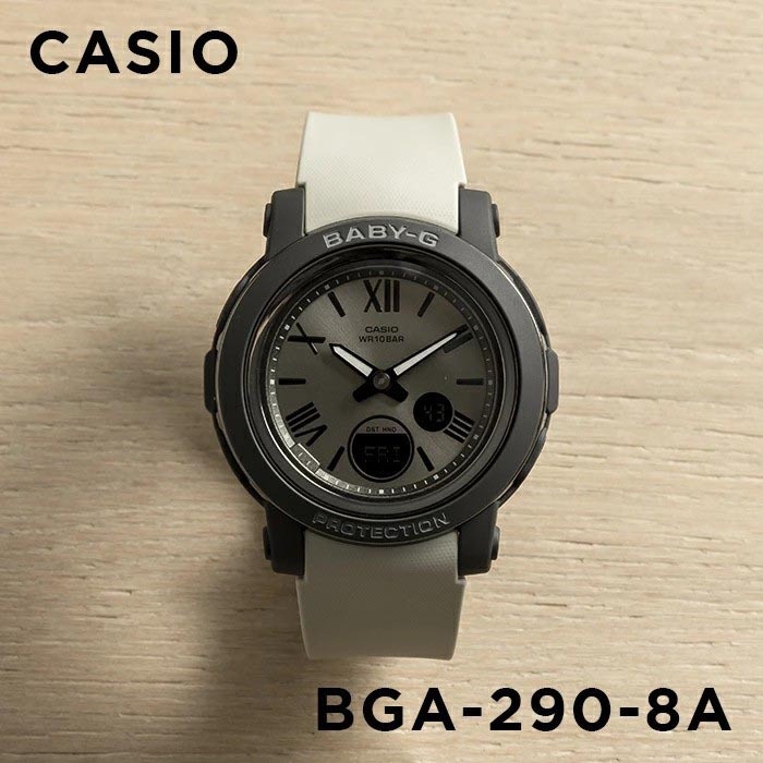 Casio Baby-G BGA-290-8A Analog Digital Women Watch Grey ozDigitalWatch.com.au
