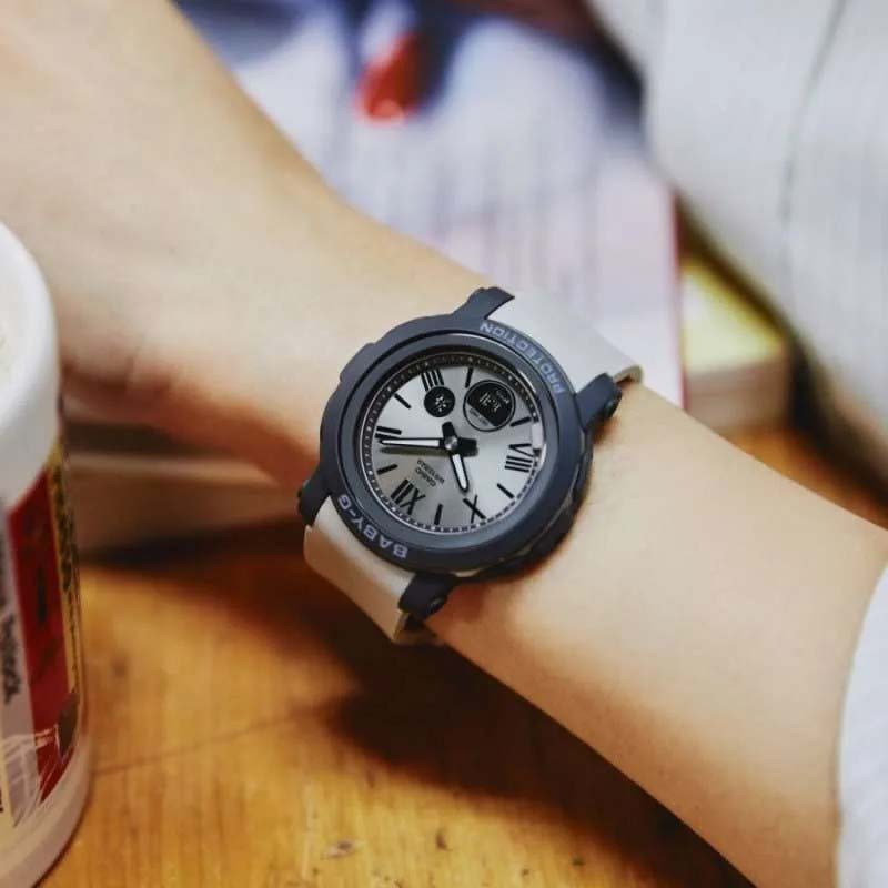 Casio Baby-G BGA-290-8A Analog Digital Women Watch Grey ozDigitalWatch.com.au