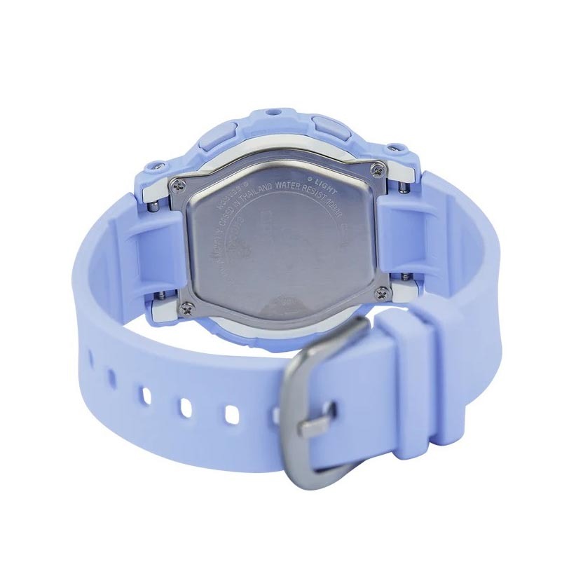 Casio Baby-G BGA-290DS-2A Pastel Blue Stars & Moon Analog Digital Women's Watch