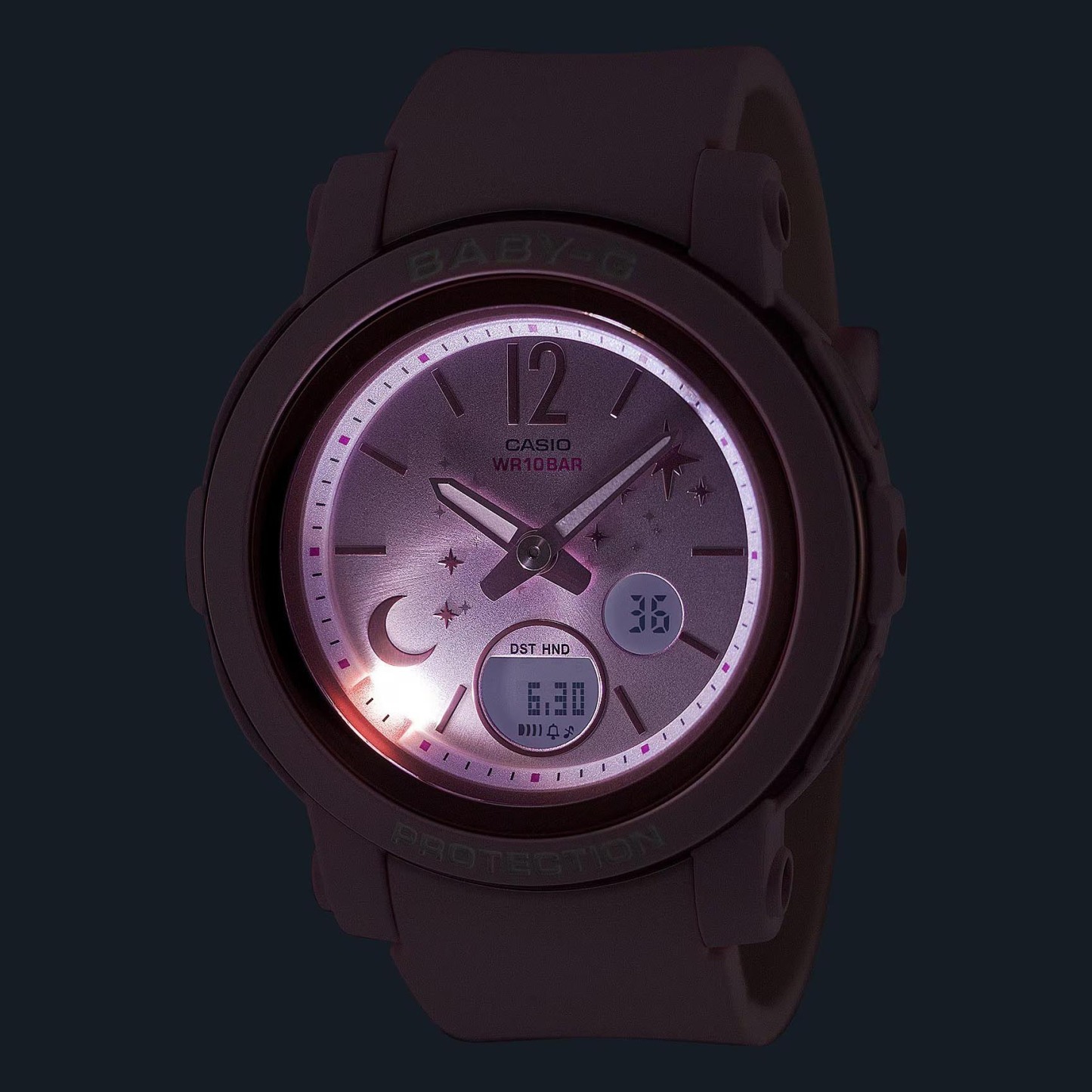 Casio Baby-G BGA-290DS-4A Analog Digital Women Watch Pink ozDigitalWatch.com.au