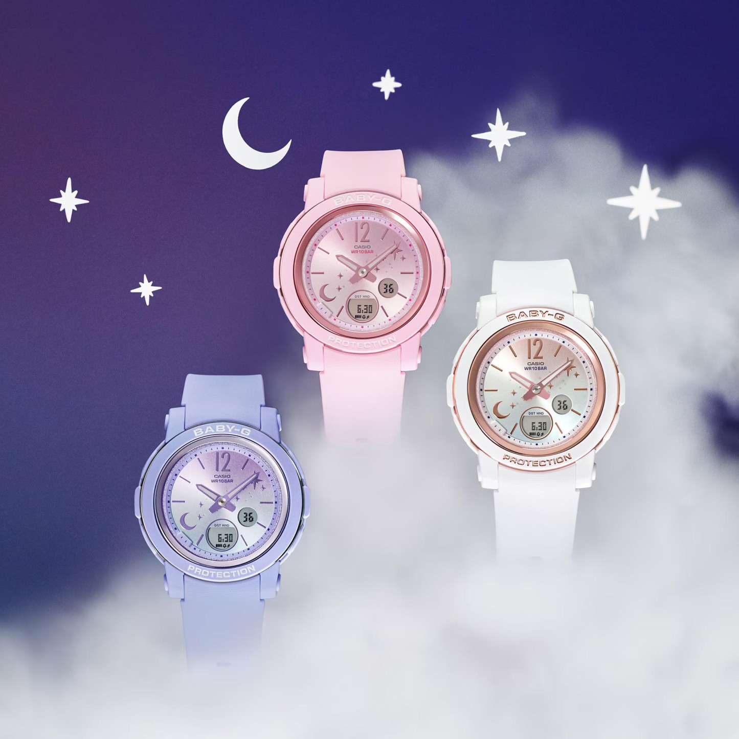 Casio Baby-G BGA-290DS-4A Analog Digital Women Watch Pink ozDigitalWatch.com.au
