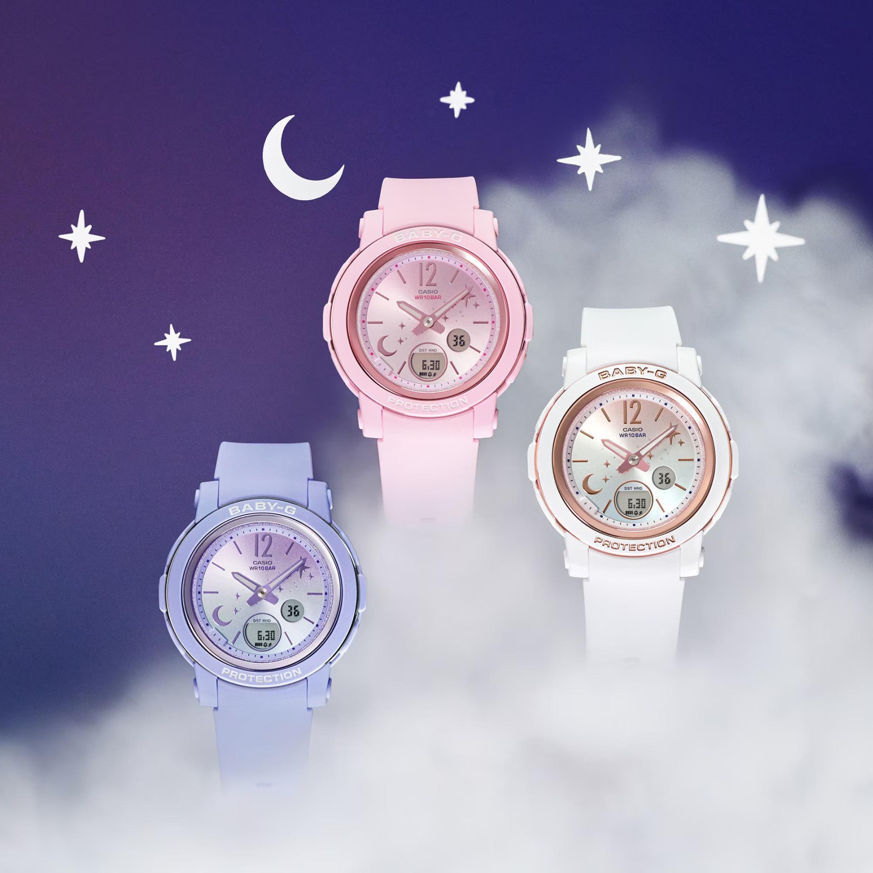 Casio Baby-G BGA-290DS-4A Analog Digital Women Watch Pink ozDigitalWatch.com.au
