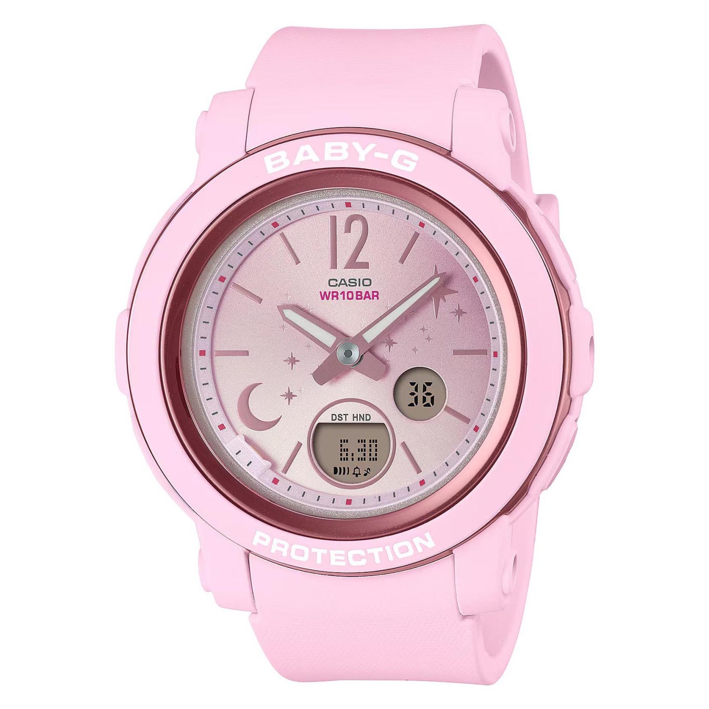 Casio Baby-G BGA-290DS-4A Analog Digital Women Watch Pink ozDigitalWatch.com.au