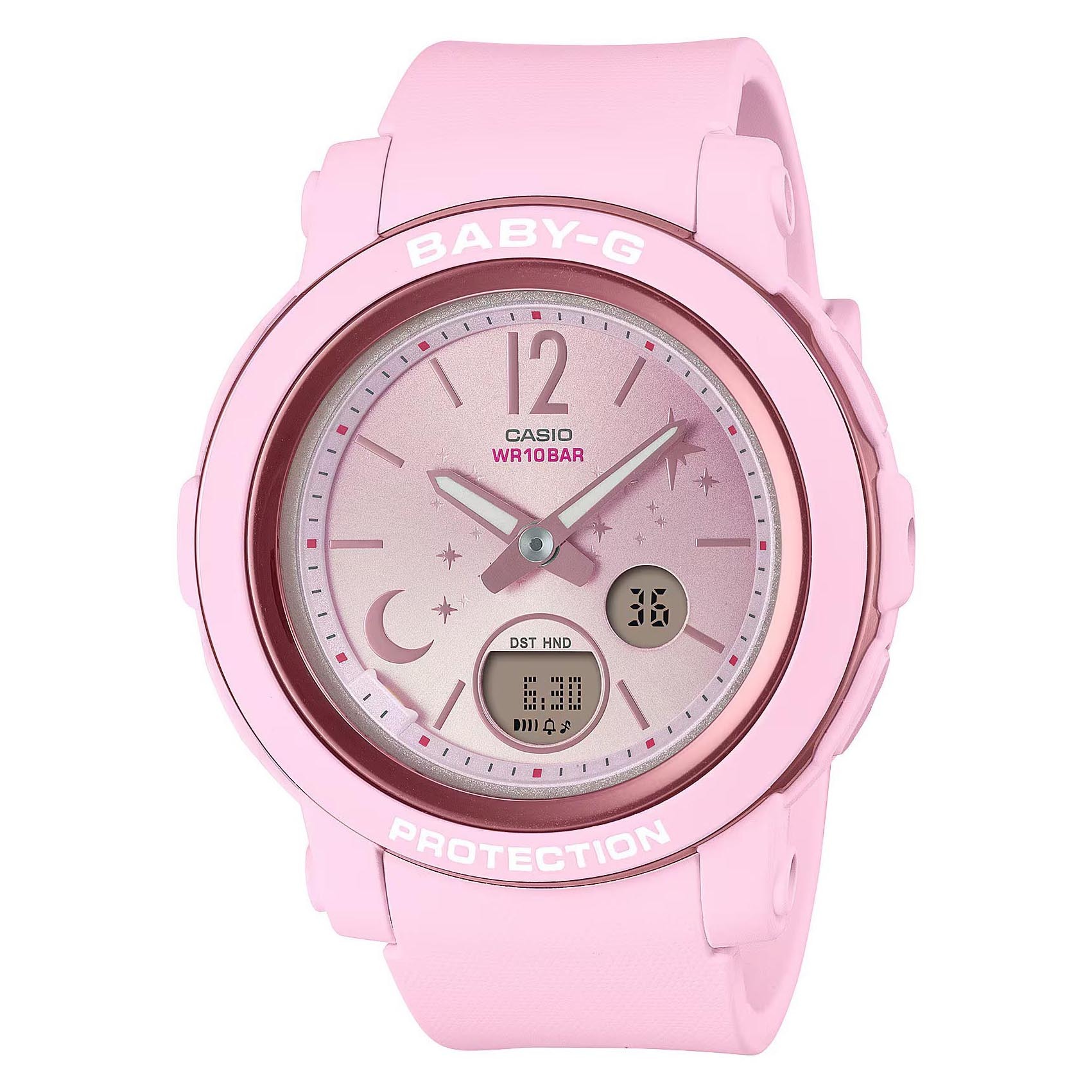 Casio Baby-G BGA-290DS-4A Analog Digital Women Watch Pink ozDigitalWatch.com.au