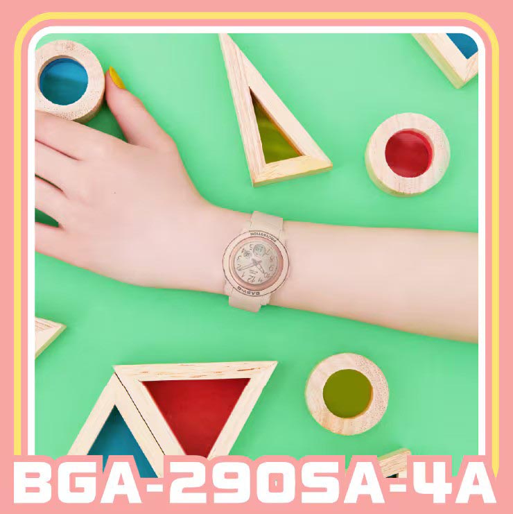 Casio Baby-G BGA-290SA-4A Analog Digital Watch (Pink) BGA290SA-4A