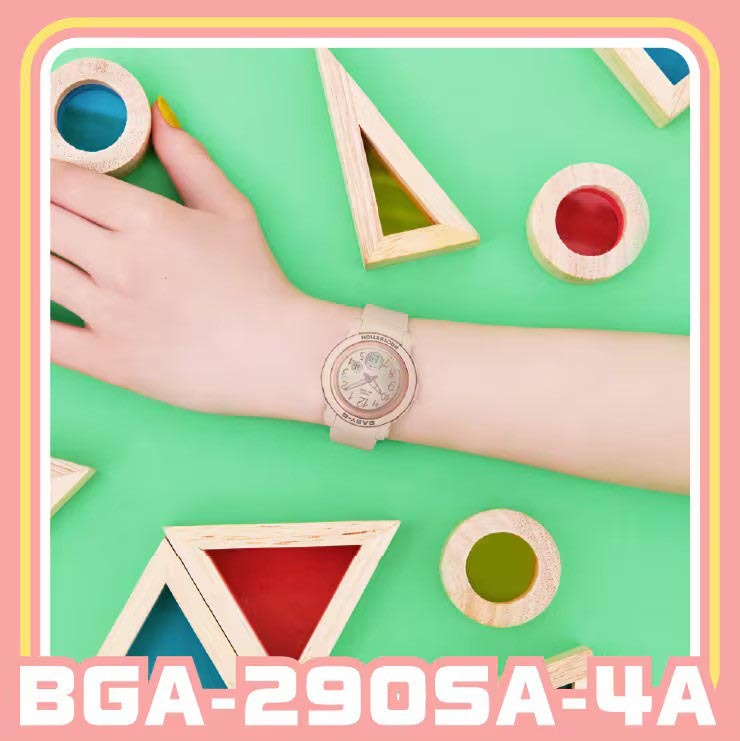 Casio Baby-G BGA-290SA-4A Analog Digital Watch (Pink) BGA290SA-4A