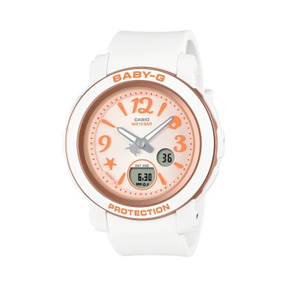 Casio Baby-G BGA-290US-4A Analog Digital Watch (White x Rose Gold) BGA290US-4A
