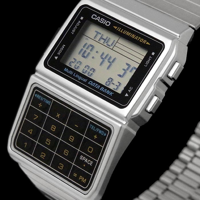 Casio Databank DBC-611-1 Digital Calculator Alarm Dual Time Men Watch ozDigitalWatch