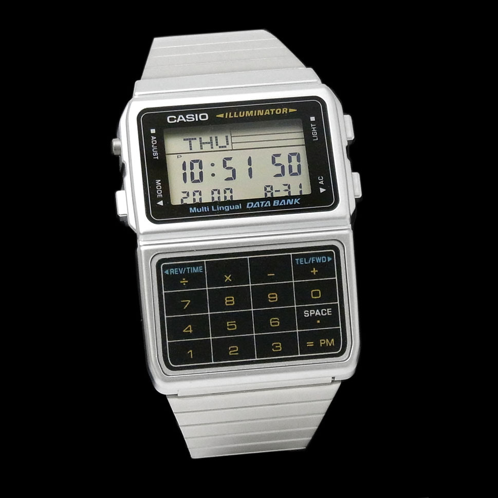 Casio Databank DBC-611-1 Digital Calculator Alarm Dual Time Men Watch ozDigitalWatch