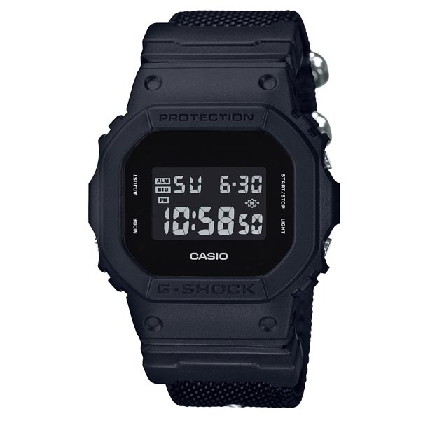 Casio G-Shock DW-5600BBN-1 Digital Men's Watch (Military Black) CORDURA Nato Band (35th Anniversary Limited Model) DW5600BBN-1