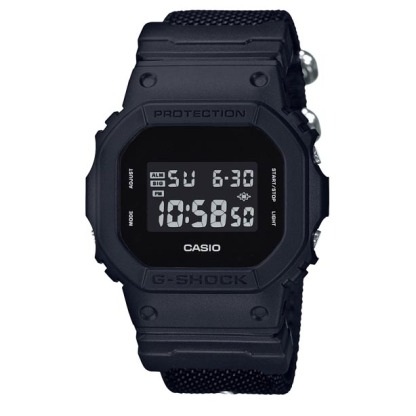 Casio G-Shock DW-5600BBN-1 Digital Men's Watch (Military Black) CORDURA Nato Band (35th Anniversary Limited Model) DW5600BBN-1