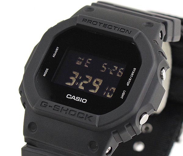 Casio G-Shock DW-5600BBN-1 Digital Men Watch Military Black CORDURA Nato Band ozdigitalwatch.com.au