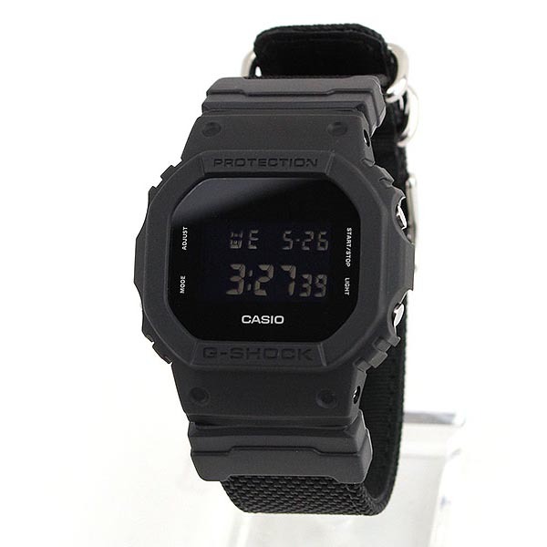 Casio G-Shock DW-5600BBN-1 Digital Men Watch Military Black CORDURA Nato Band ozdigitalwatch.com.au