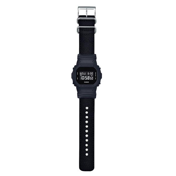 Casio G-Shock DW-5600BBN-1 Digital Men Watch Military Black CORDURA Nato Band ozdigitalwatch.com.au