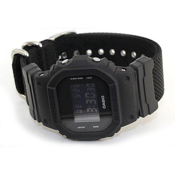 Casio G-Shock DW-5600BBN-1 Digital Men Watch Military Black CORDURA Nato Band ozdigitalwatch.com.au
