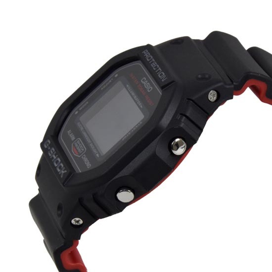 Casio G-Shock DW-5600HR-1 Digital Men Watch Black Red ozdigitalwatch.com.au
