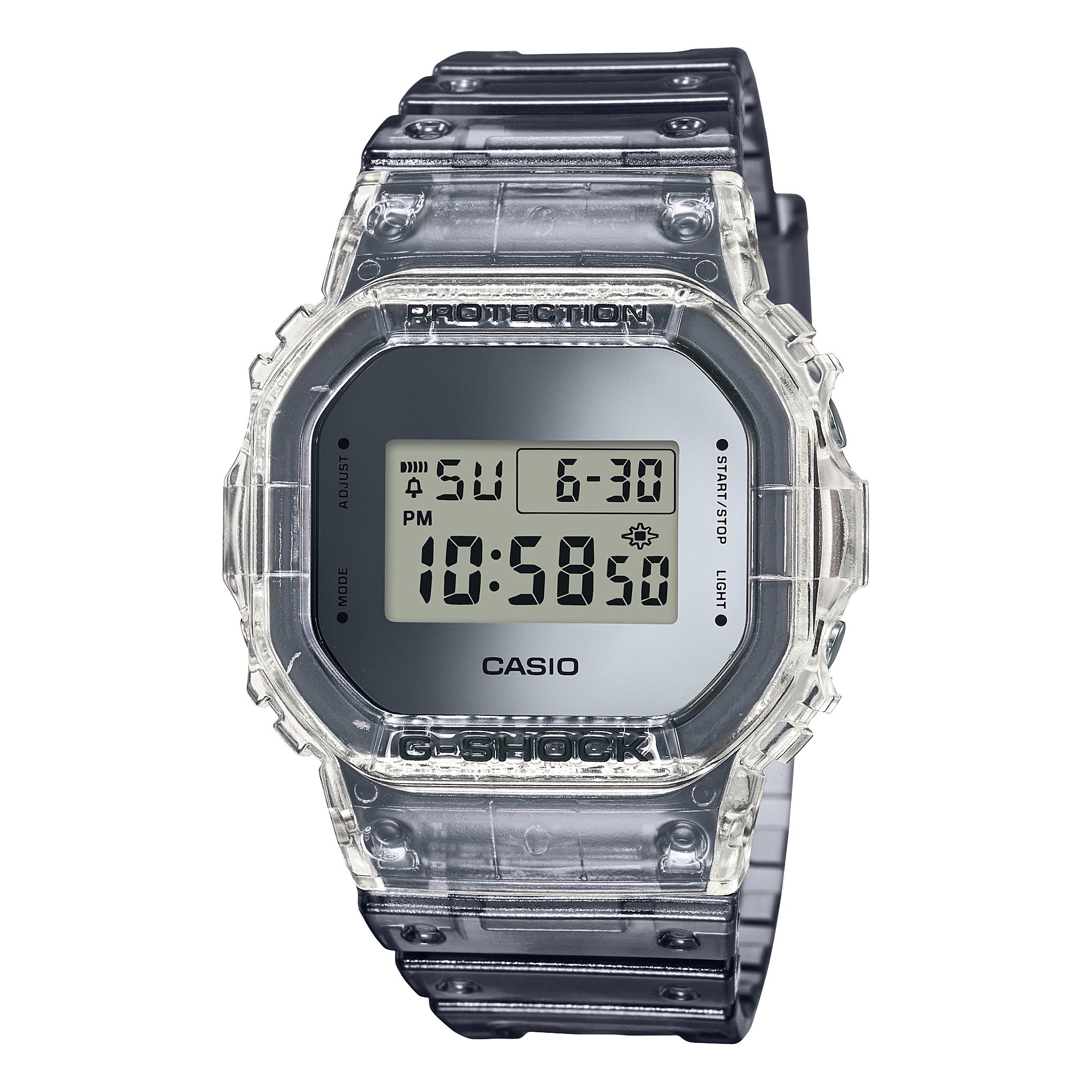 Casio G-Shock DW-5600SK-1 Digital Men's Watch (Clear Semi-transparent) DW5600SK-1
