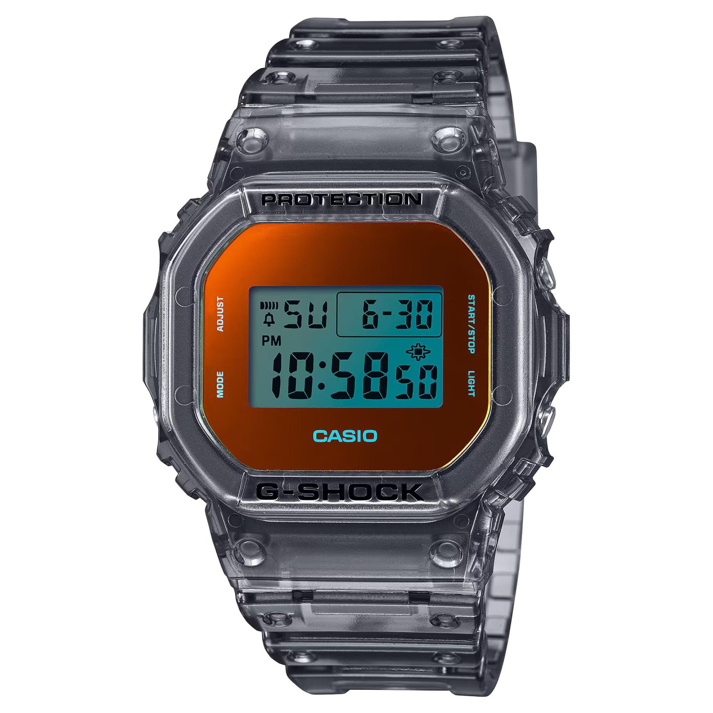 Casio G-Shock DW-5600TLS-8 Black & Orange LED Backlight Digital Men's Watch DW5600TLS-8