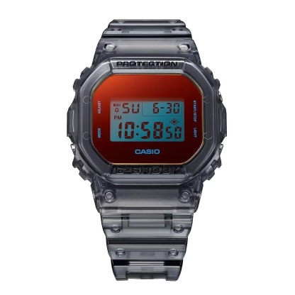Casio G-Shock DW-5600TLS-8 Black & Orange LED Backlight Digital Men's Watch DW5600TLS-8