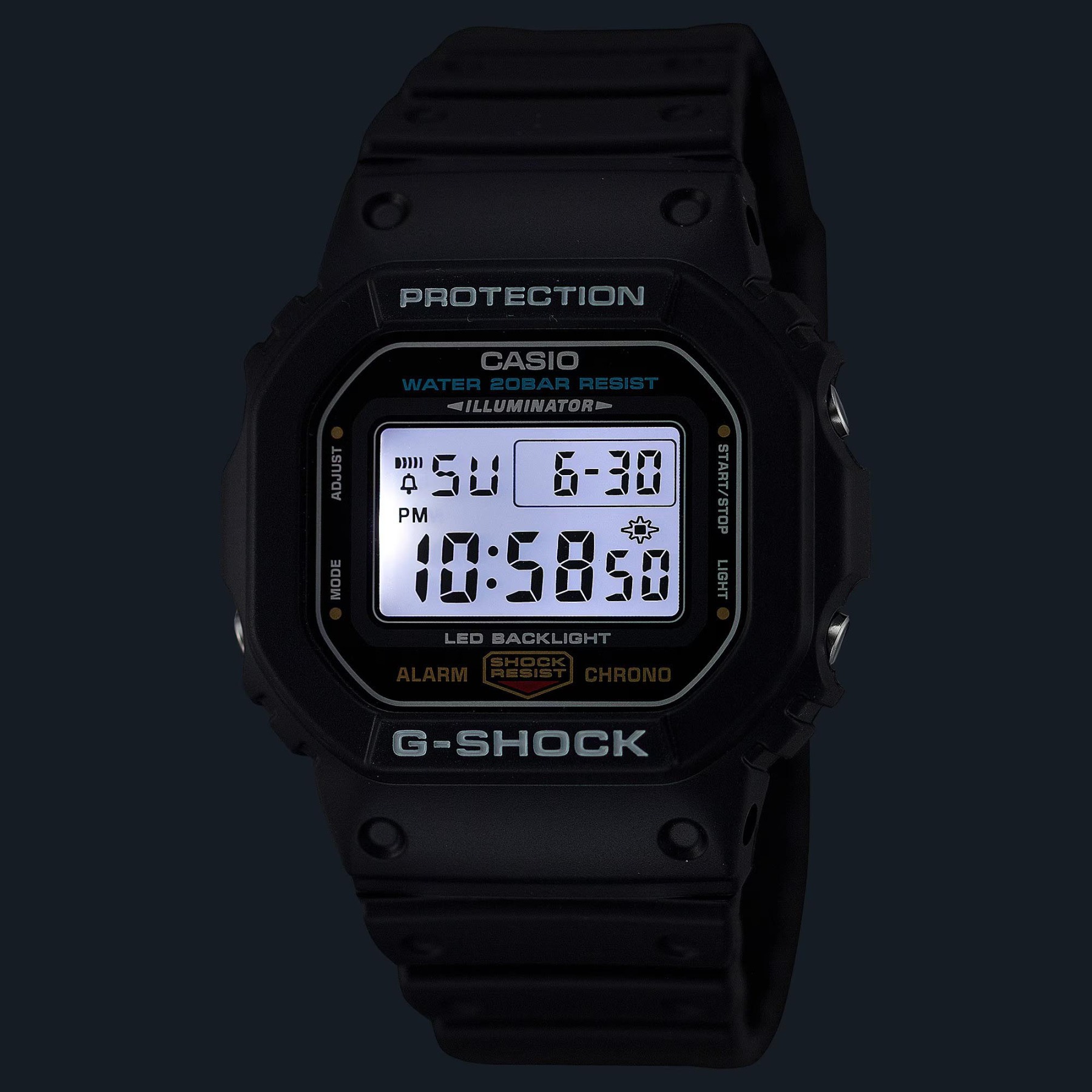 Casio G-Shock DW-5600UE-1 Classic LED Digital Men Watch Black ozdigitalwatch.com.au