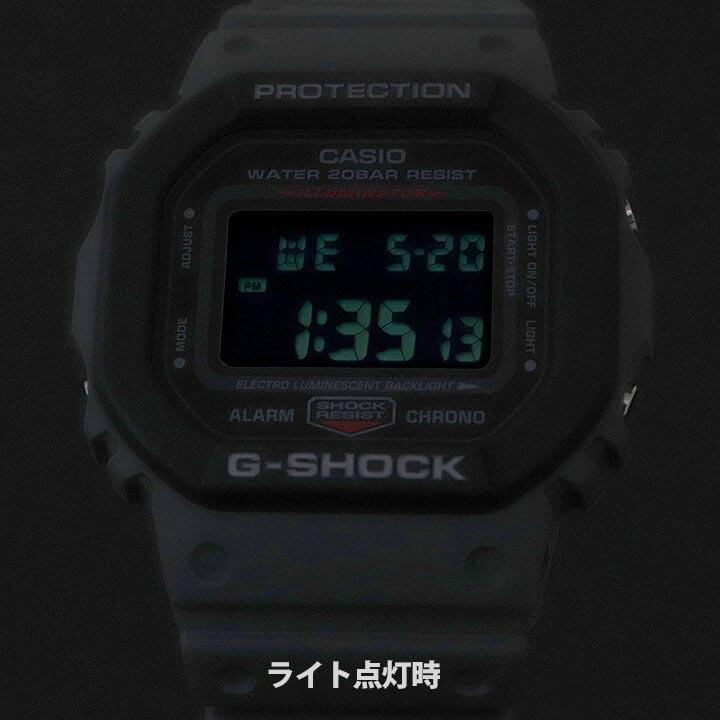 Casio G-Shock DW-5610SU-8 Square Face Digital Men's Watch (Dark Grey x Black)