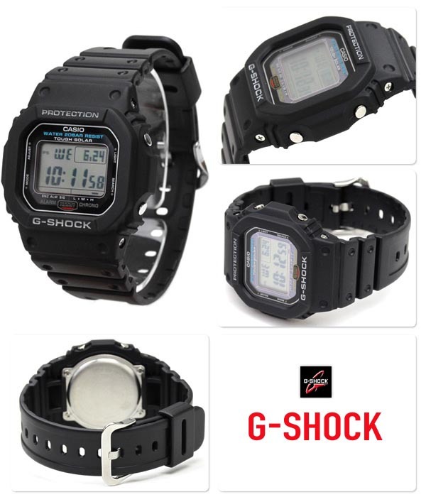 Casio G-Shock G-5600UE-1 Solar Digital Men's Watch (Black) G5600UE-1