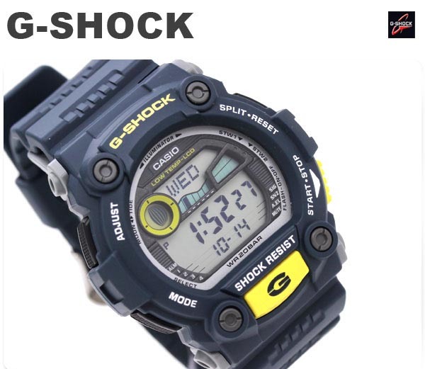 Casio G-Shock G-7900-2 Tide Graph Moon Data Digital Men Watch Blue ozDigitalWatch.com.au