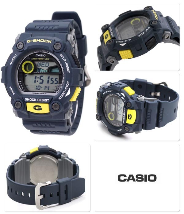 Casio G-Shock G-7900-2 Tide Graph Moon Data Digital Men Watch Blue ozDigitalWatch.com.au