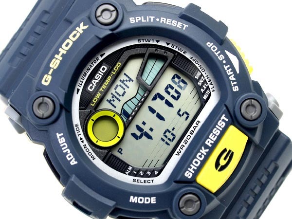 Casio G-Shock G-7900-2 Tide Graph Moon Data Digital Men Watch Blue ozDigitalWatch.com.au