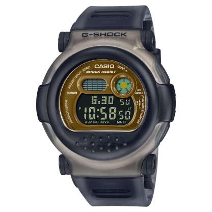 Casio G-Shock G-B001MVB-8 Double Bezel Capsule Smartphone Link Men's Watch (Gold & Grey)