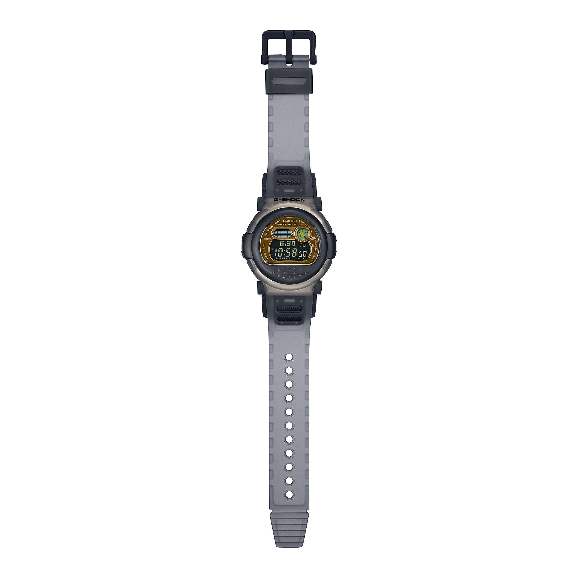Casio G-Shock G-B001MVB-8 Double Bezel Capsule Smartphone Link Men's Watch (Gold & Grey)
