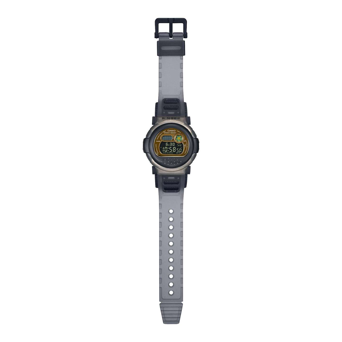 Casio G-Shock G-B001MVB-8 Double Bezel Capsule Smartphone Link Men's Watch (Gold & Grey)