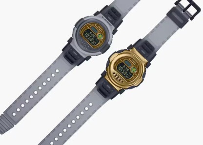 Casio G-Shock G-B001MVB-8 Double Bezel Capsule Smartphone Link Men's Watch (Gold & Grey)