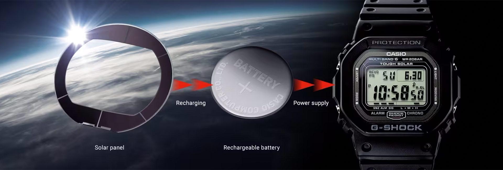 G-Shock Solar Powered Watches