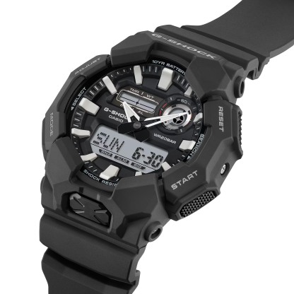 Casio G-Shock GA-010-1A Large Case 10-Year Battery Analog Digital Men's Watch (Black)