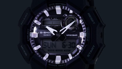Casio G-Shock GA-010-1A Large Case 10-Year Battery Analog Digital Men's Watch (Black)