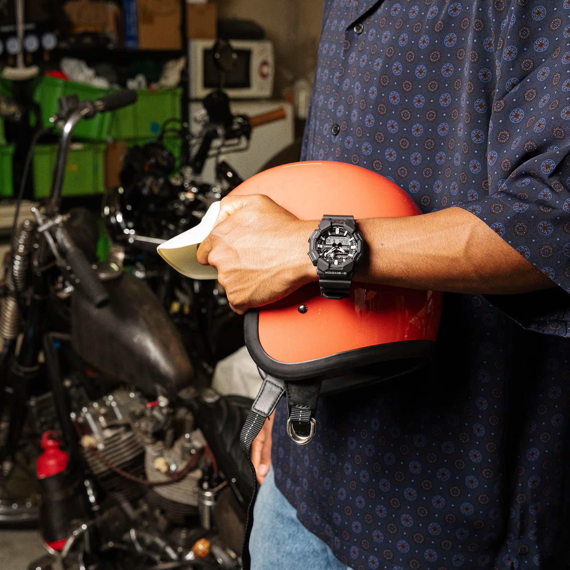 Casio G-Shock GA-010-1A Large Case 10-Year Battery Analog Digital Men's Watch (Black)