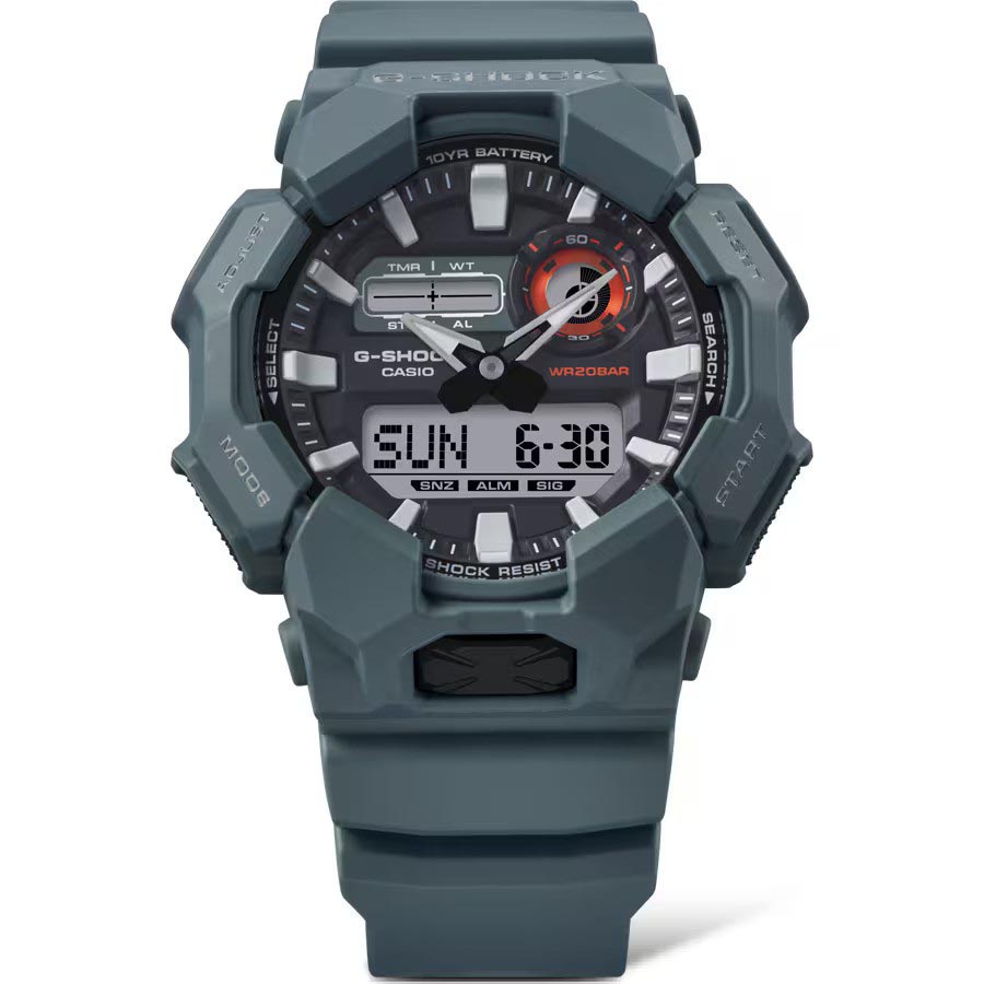Casio G-Shock GA-010-2A Large Case 10-Year Battery Analog Digital Men's Watch (Green)