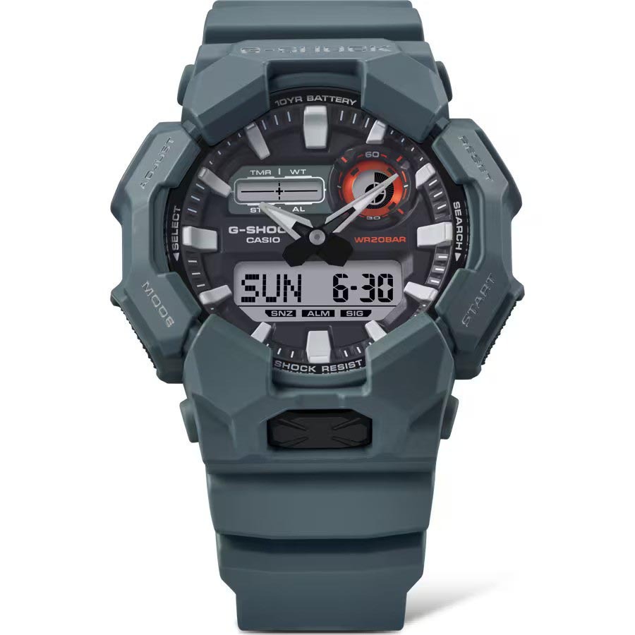 Casio G-Shock GA-010-2A Large Case 10-Year Battery Analog Digital Men's Watch (Green)