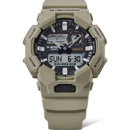 Casio G-Shock GA-010-5A Large Case 10-Year Battery Analog Digital Men's Watch (Beige)