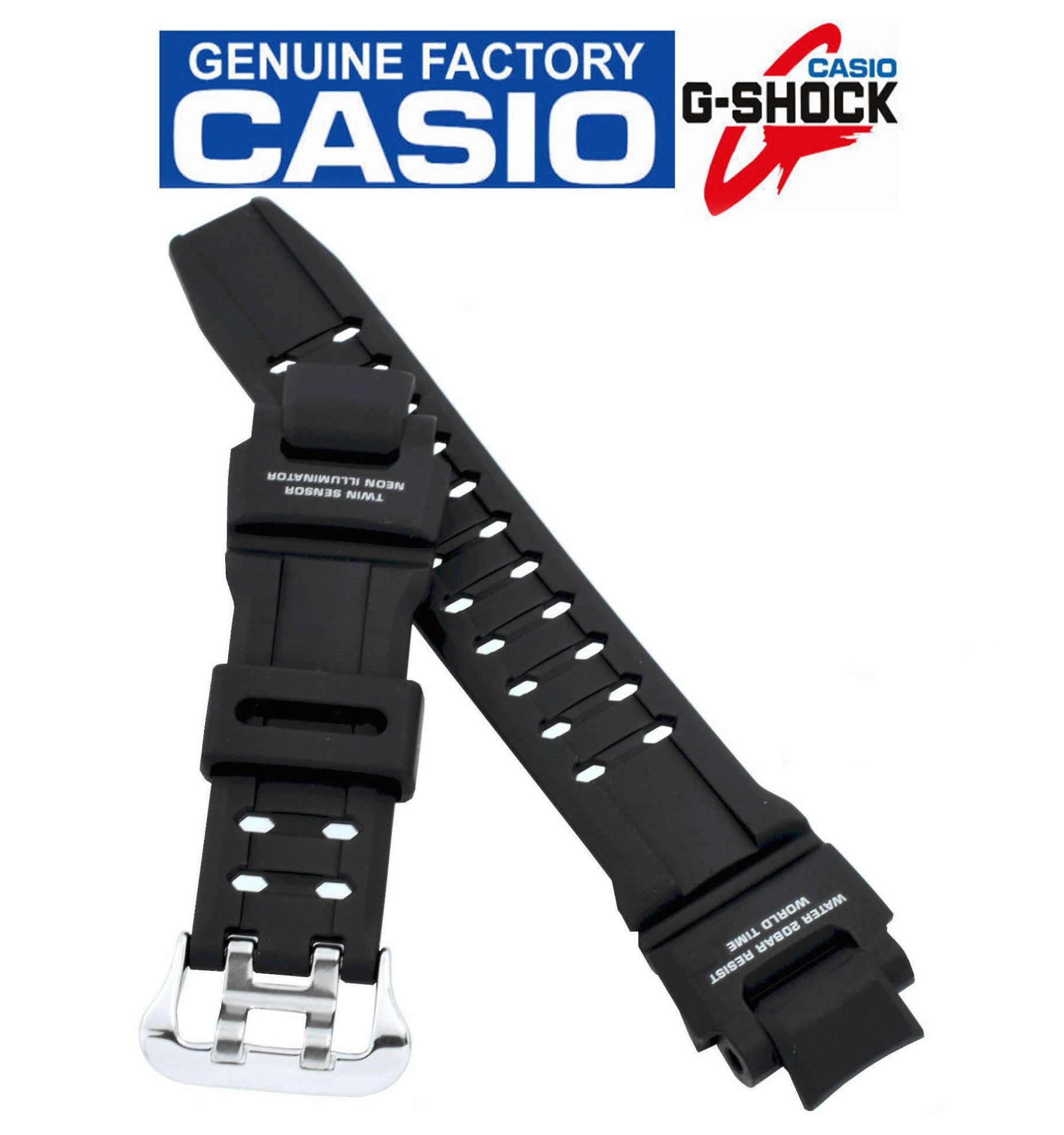 Casio G-Shock GA-1000-1A Genuine Replacement Band (Black) (Part No: 10435462) GA1000