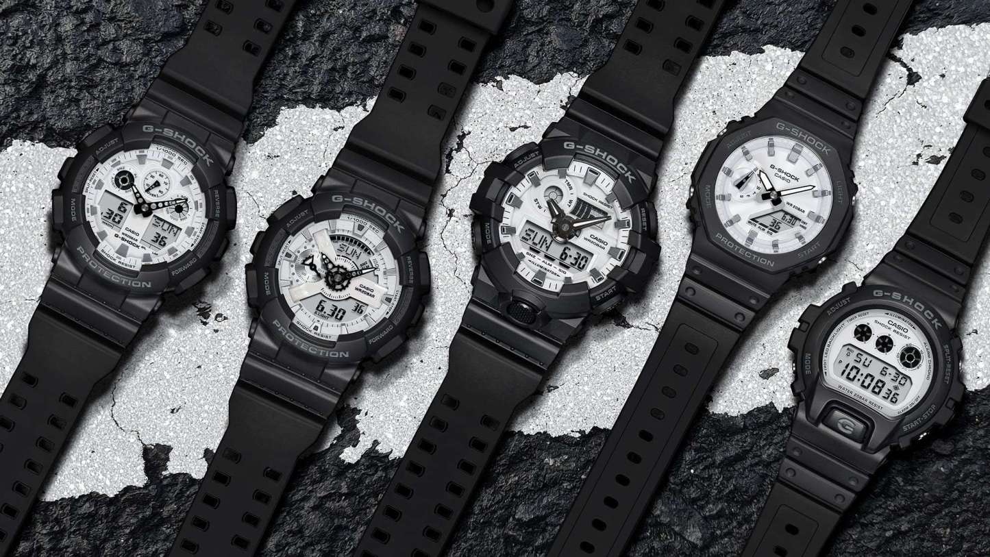 Casio G-Shock GA100WD-1A Analog Digital Men's Watch (Black & White) GA100WD-1A