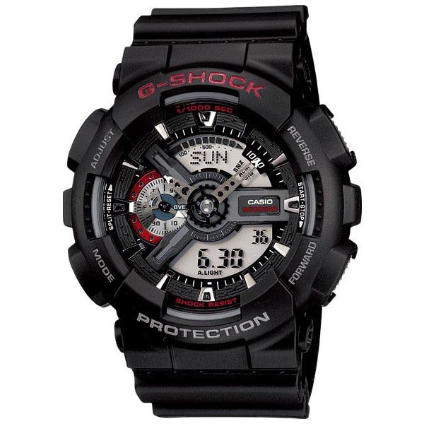 Casio G-Shock GA-110-1A Analog Digital Men's Watch (Black) GA110-1A