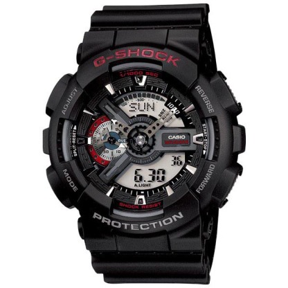 Casio G-Shock GA-110-1A Analog Digital Men's Watch (Black) GA110-1A