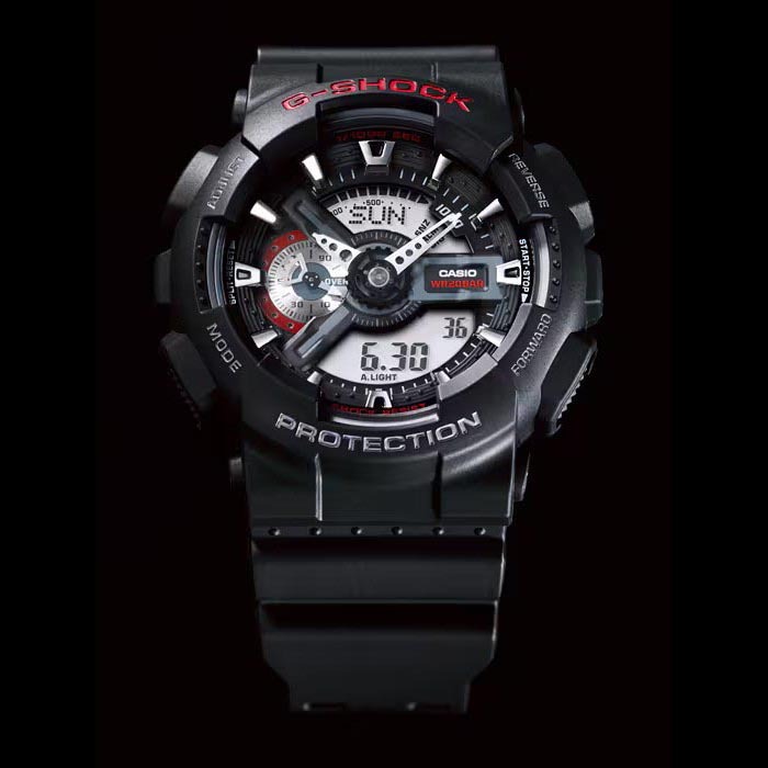 Casio G-Shock GA-110-1A Analog Digital Men's Watch (Black) GA110-1A