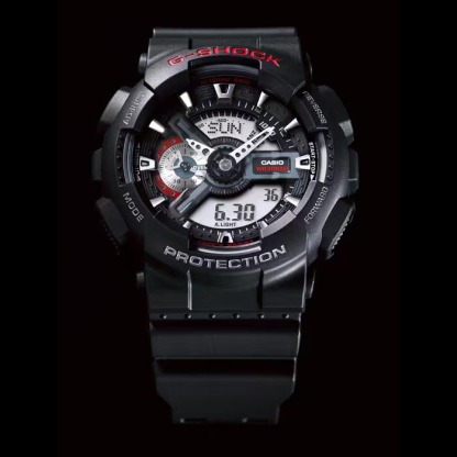 Casio G-Shock GA-110-1A Analog Digital Men's Watch (Black) GA110-1A